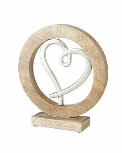 Sculptuur Loretja rond Hart