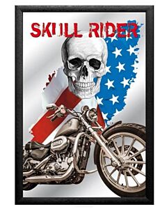 Skull Rider Mancave spiegel