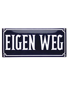 Straatnaambord eigen weg