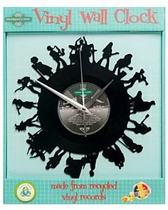 Wandklok vinyl LP Bandleden