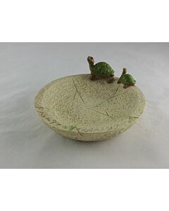 Voerbakje met schilpadden