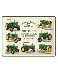 Wandbord tractoren John Deere