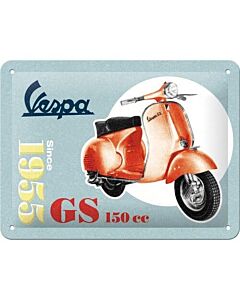 Wandbord Vespa 1955