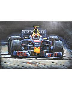Wandschilderij rb racing F1
