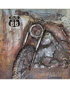 Wanddecoratie 3D Route us 66