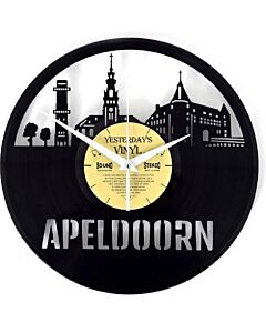 Vinyl wandklok Apeldoorn