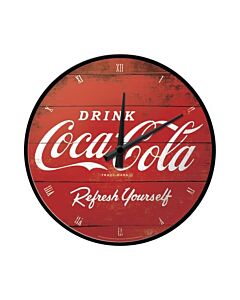 Wandklok Coca-Cola logo