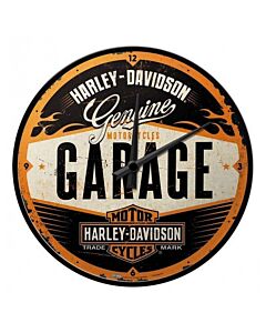Harley Davidson Garage wandklok