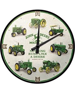 Nostalgic Art wandklok John Deere moline diameter 30 cm