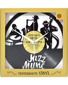 Wandklok vinyl Jazz Music kopen