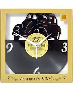 Wandklok vinyl Yesterdays Classic car