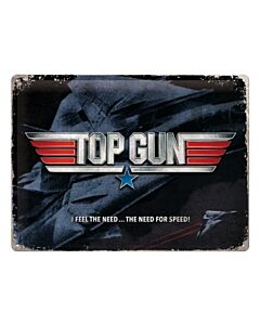 Wandplaat Topgun The need for speed