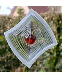 Wind spinner swinging ruit met 35 mm kogel