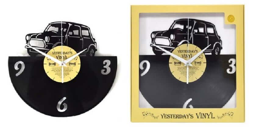 EVEVO Judo wandklok vinyl plaat retro klok handgemaakt vintage geschenk stijl kamer decoratie leuk geschenk klok judo