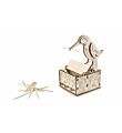 Opengezette Eco Wood Art 3D Mechanische Puzzel Bird Feeder