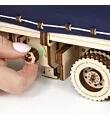 Eco Wood Art 3D Houten Puzzel Tilt Semitrailer for Truck Road King steunpoten