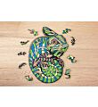 Eco Wood Art Houten Puzzel Kameleon kleur