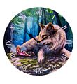 Lisa Parker Fairy Stories Fee en Wolf Bedrukte Klok