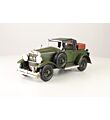 Miniatuurmodel Tin Oldtimer Groen vooraanzicht