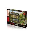 Mansion Lake puzzel 1000 stukjes doos