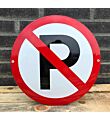 Emaille bord verboden te parkeren