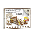 Verpakking Wooden City formule 1 wagen van hout.