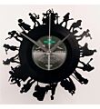 Wandklok vinyl LP Bandleden