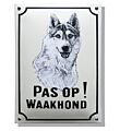 Waakhond bord Husky extra