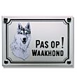 Waakhond bord Husky standaard