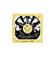 Verpakking Vinyl klok kapper - Barbershop van Gerecyclede Plaat 