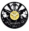 Vinyl klok kapper - Barbershop van Gerecyclede Plaat 