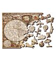 Deeltjes Wooden City Houten Legpuzzel Antique World Map