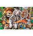 wooden city houten puzzel wilde dieren