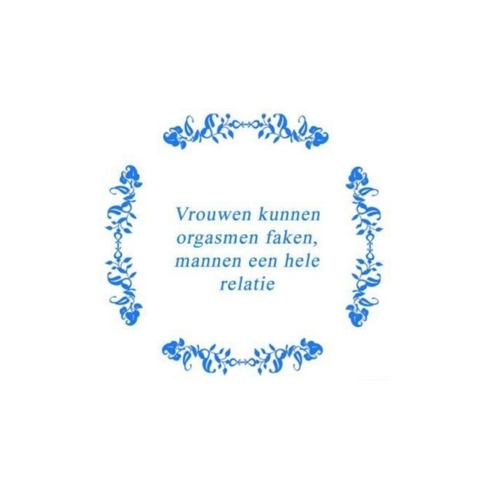 Vrouwen kunnen .. / Delfts Blauw