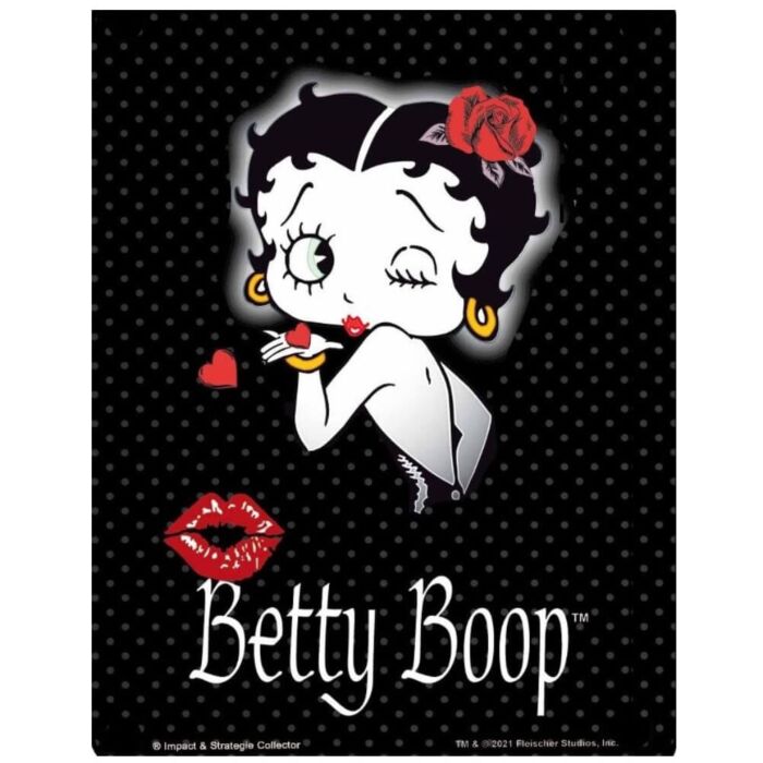 Betty Boop wandplaat Kiss