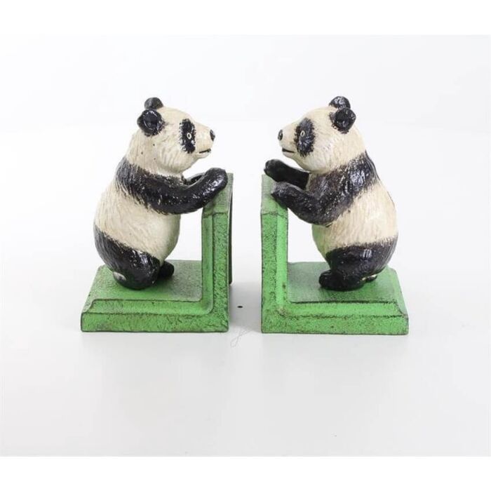 Boekensteun Panda van gietijzer