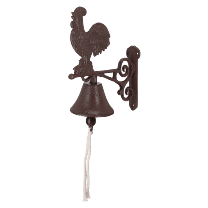 Deurbel haan gietijzer