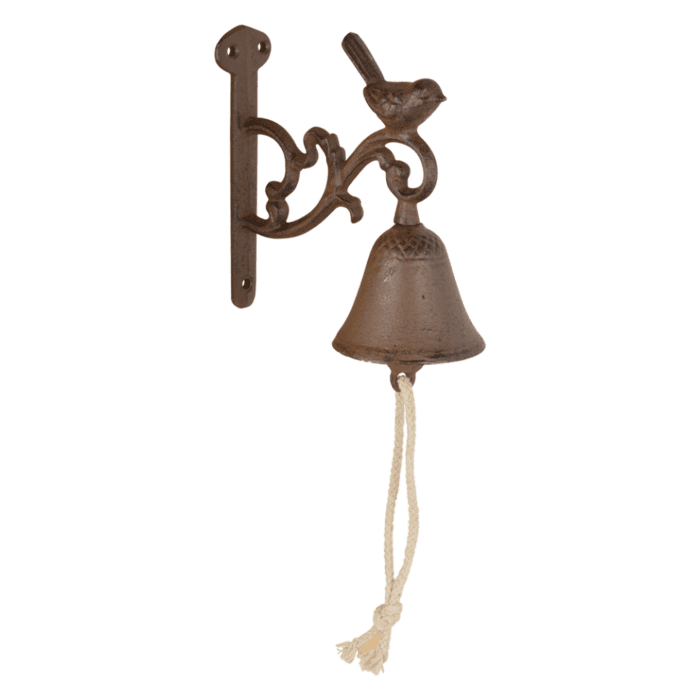 Deurbel vogel van gietijzer