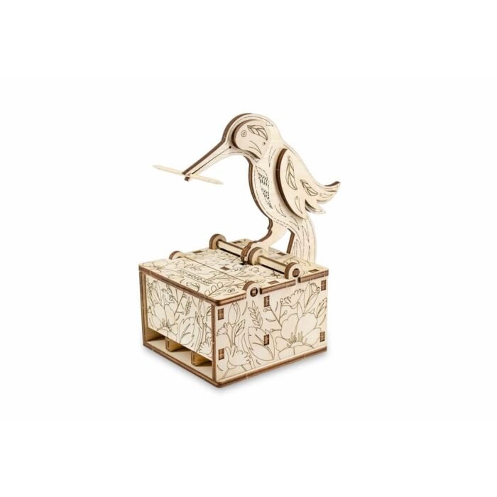 Eco Wood Art 3D Mechanische Puzzel Bird Feeder