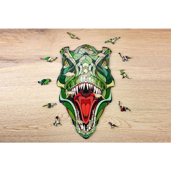 Eco Wood Art Houten Puzzel T-Rex