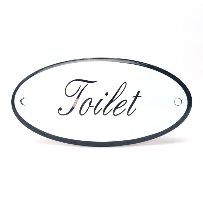 Deurbordje gebold Toilet