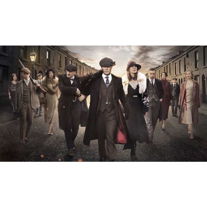 Glasschilderij Peaky Blinders foto op plexiglas