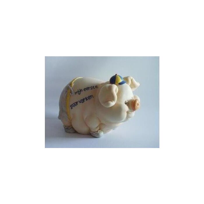 Spaarpot mijn eerste spaarvarken jongen groot