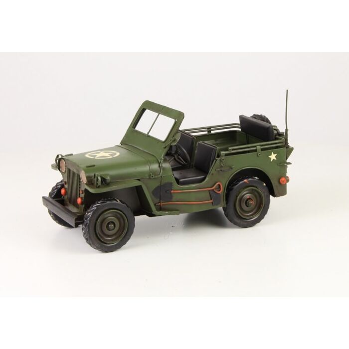 Miniatuurmodel Tin Leger Jeep