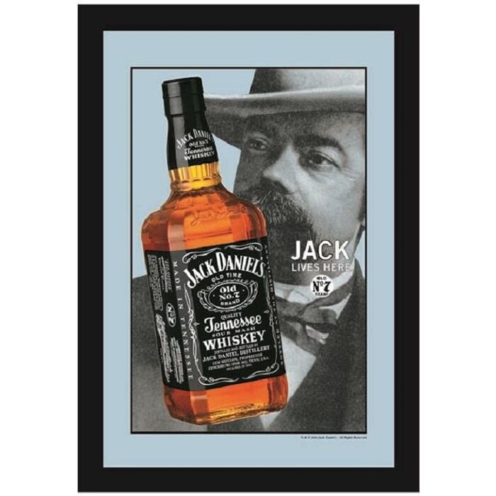 Jack Daniels spiegel Lives Here