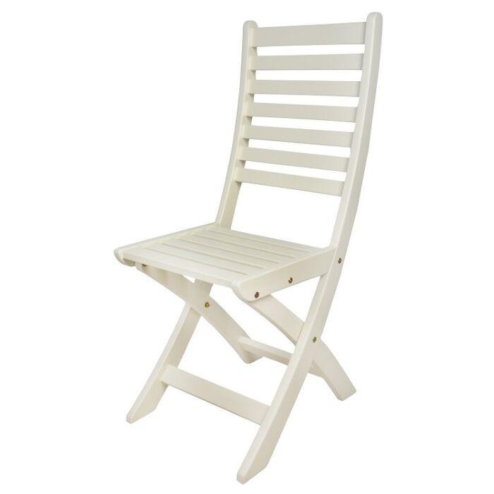 Opklapbare stoel wit / Esschert Design