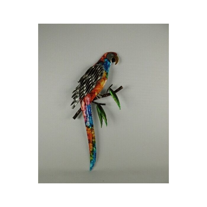 Papegaai gekleurd metaal
