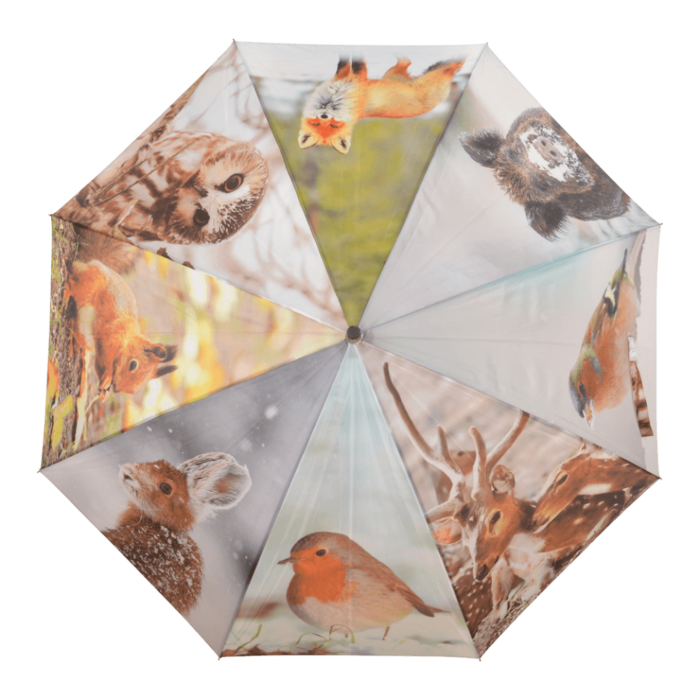 Paraplu winterprint dieren