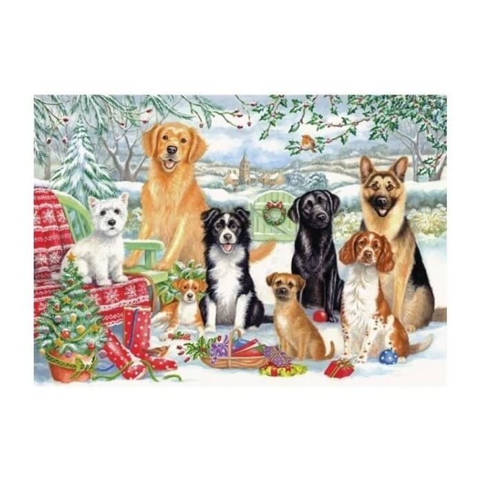 Legpuzzel Honden waiting patiently