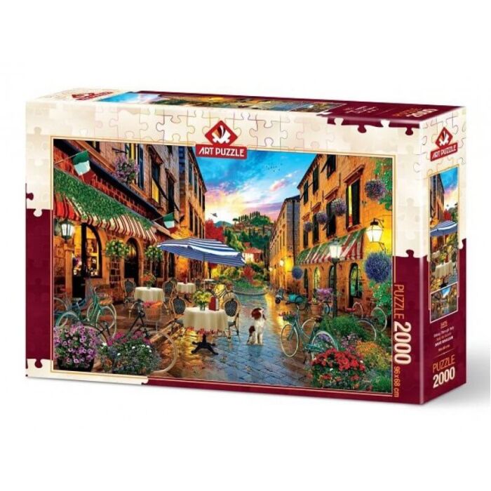 Puzzel Biking Through Italy 2000 stukjes